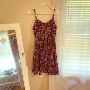 Black and white tank dress